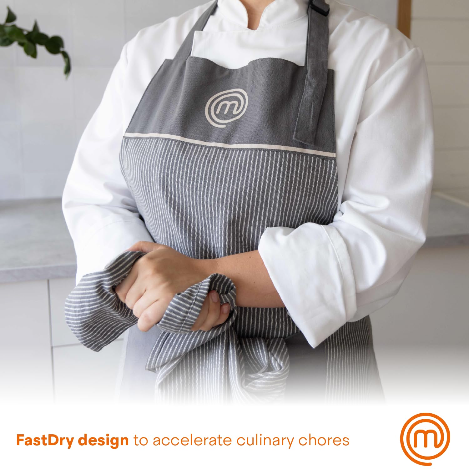 MasterChef Tea Towels for Kitchen Premium Cotton Tea Towels Pack of 4 - Image 4