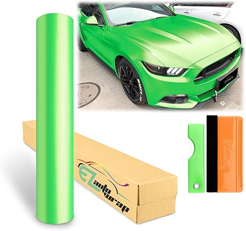 EZAUTOWRAP 12 x 60 pulgadas (1 pie x 5 pies) negro bronce mate mate satinado perla vinilo vinilo hoja de película autoadhesiva auto vehículo auto