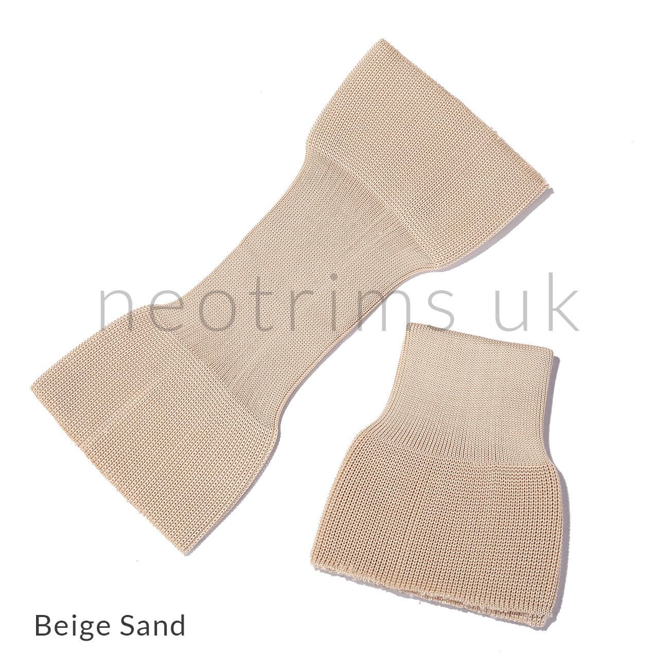 Rib Knit Cuff Pair for Replacement Repair Cuffing Old Jackets Bombers. No Side Seams - Image 3