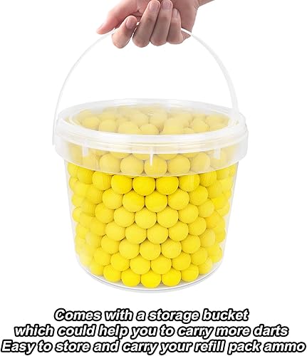 Miniatura 14 de 100 bolas de recambio de munición compatibles con pistola Nerf Rival, paquete de repuesto de bola de espuma TiopLior para Rival