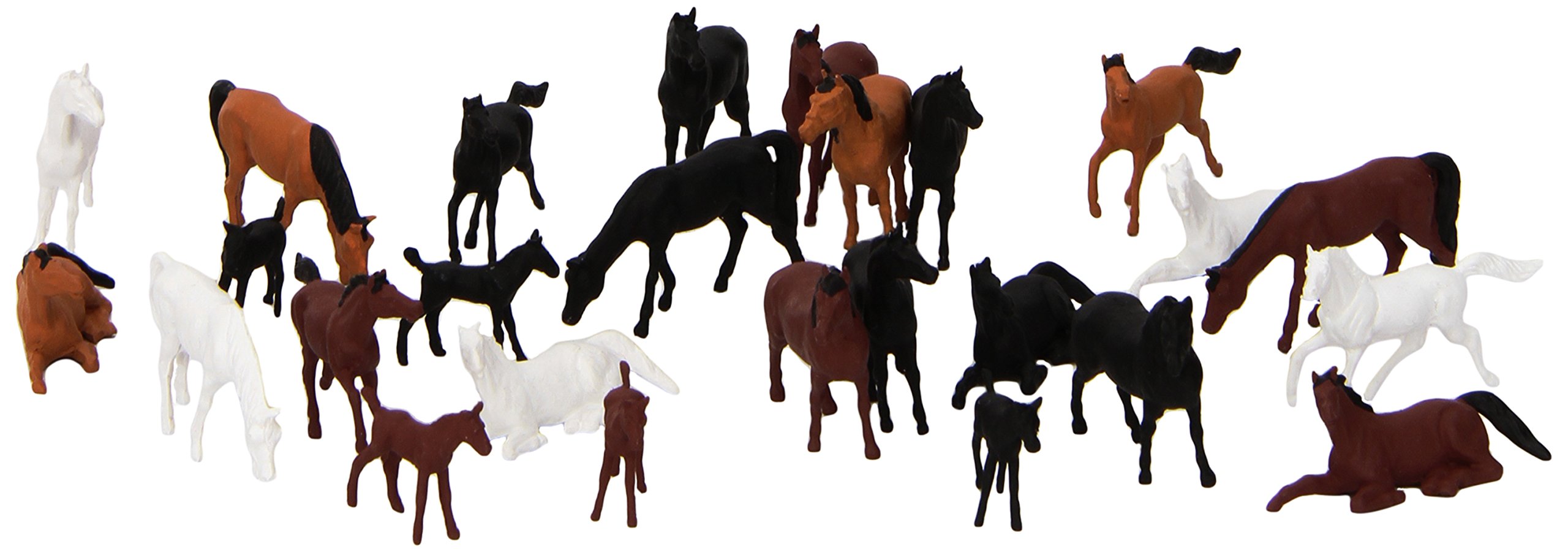 Preiser 14407 Animals Horses Package(26) HO Model Figure