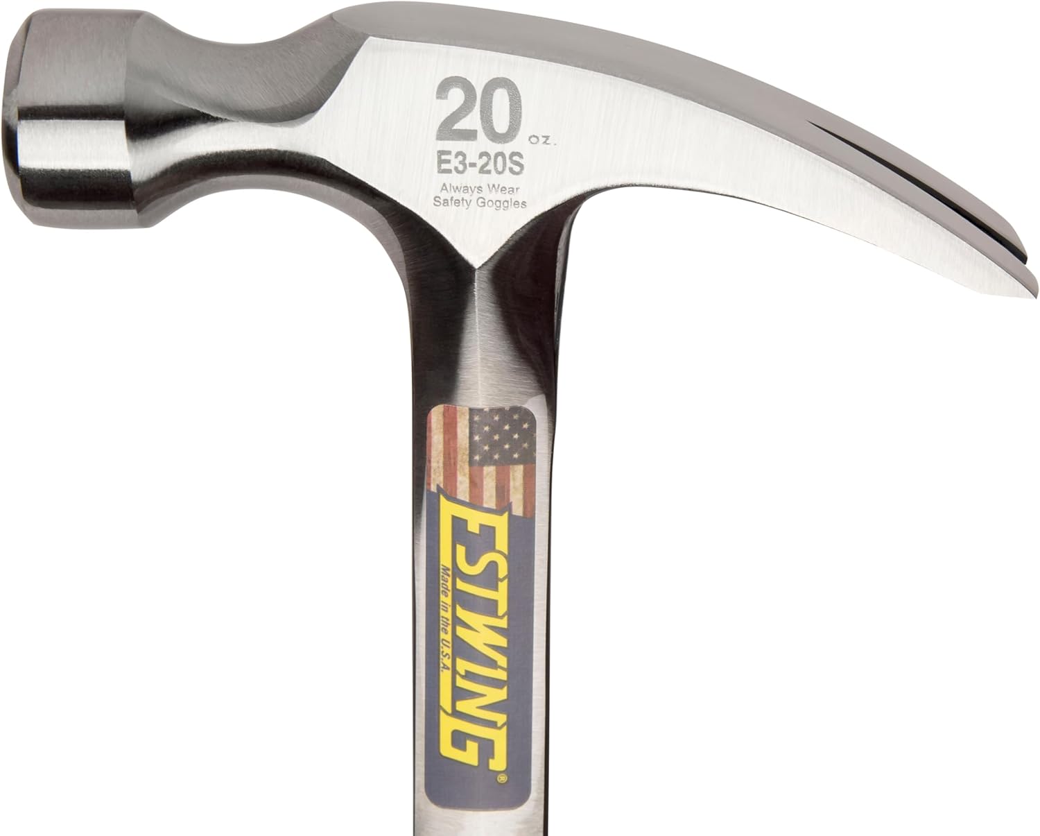 Absorbing ESTWING 20 oz Rip Claw Hammer: Smooth Face & Shock Absorbing Grip Product Description Estwing's Rip Claw Solid Steel Hammer provide unsurpassed balance and temper. The head and handle are fully polished and forged in one piece. Our exclusive Shock Reduction Grip is molded on and offers the utmost in both comfort.. ESTWING 20 oz Rip Claw Hammer: Smooth Face & Shock Absorbing Grip