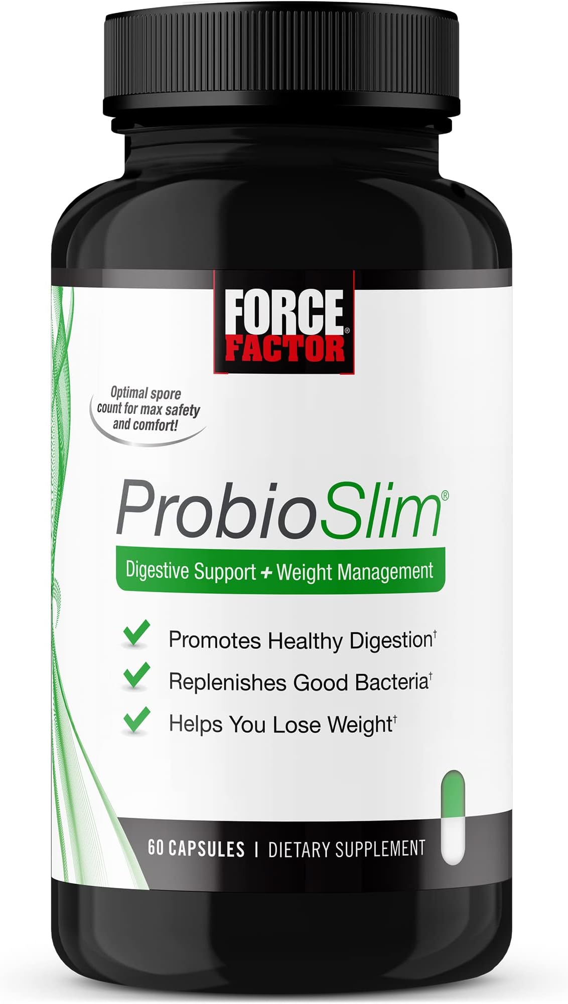 ProbioSlim Force Factor Probiotics, Weight Loss Supplement, 60 Count