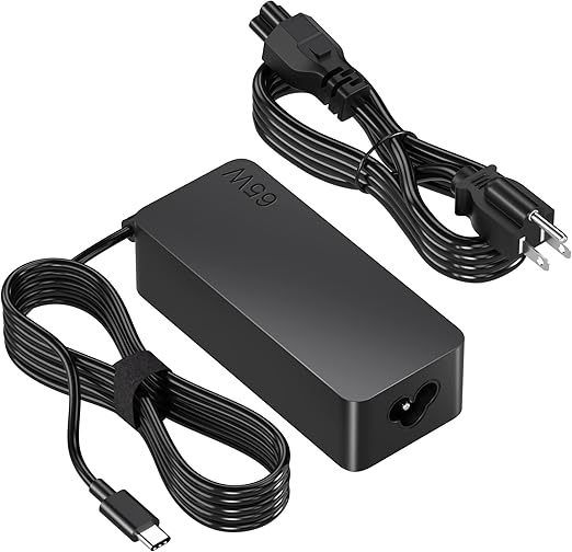 Lenovo Laptop Charger, 65W 45W AC Adapter USB C Power