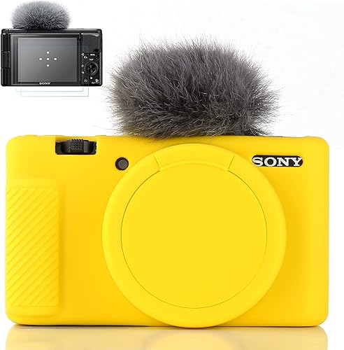 Yisau Funda para cámara Sony ZV-1, Sony ZV1, funda para cámara digital antiarañazos, ajuste delgado, funda para cámara réflex digital suave con