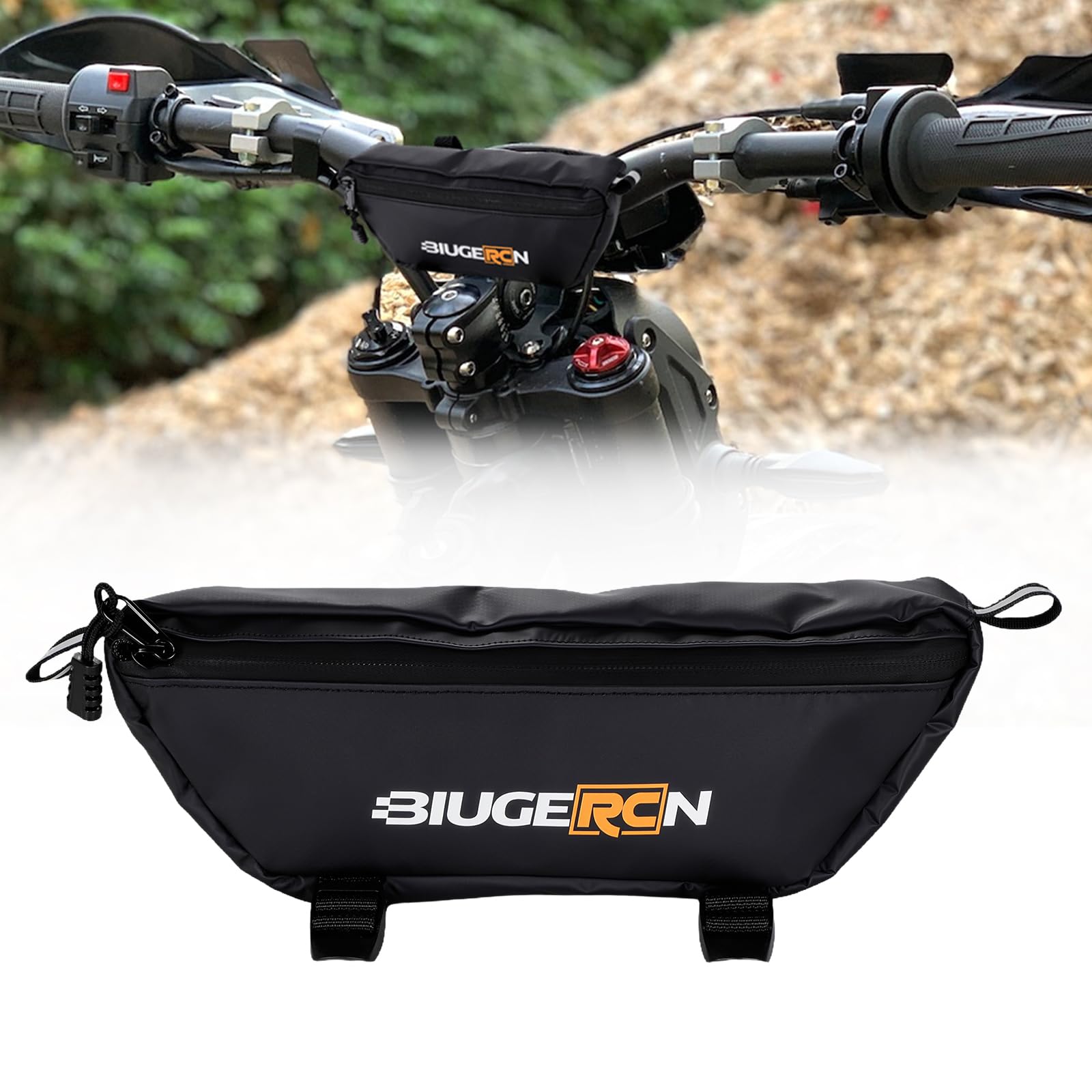 Bolsa Manillar Moto Bolsa Herramientas Moto Universal para Surron S/X/L1E para Talaria X3/MX4/MX5 Motocross Enduro E-Bike