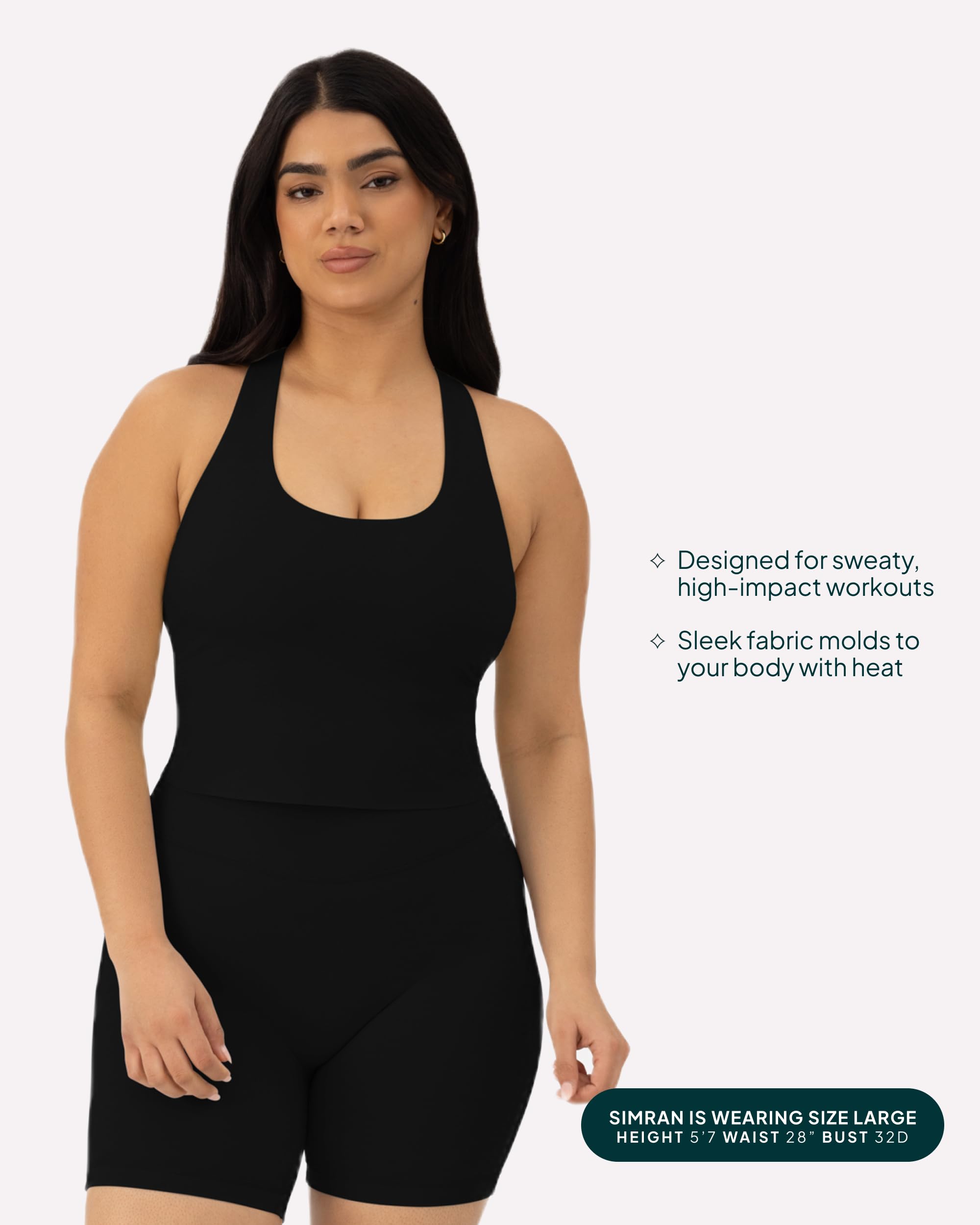 PAVOI ACTIVE HiPerform - Canottiera da allenamento da donna, reggiseno integrato, supporto medio, canotta atletica