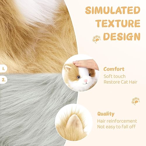 Vista 13 de MaoGoLan - Animal de peluche de dragón, juego de 7 piezas, mamá dragón con 4 dragones bebés y 2 huevos, para niñas, niños y bebés, regalo