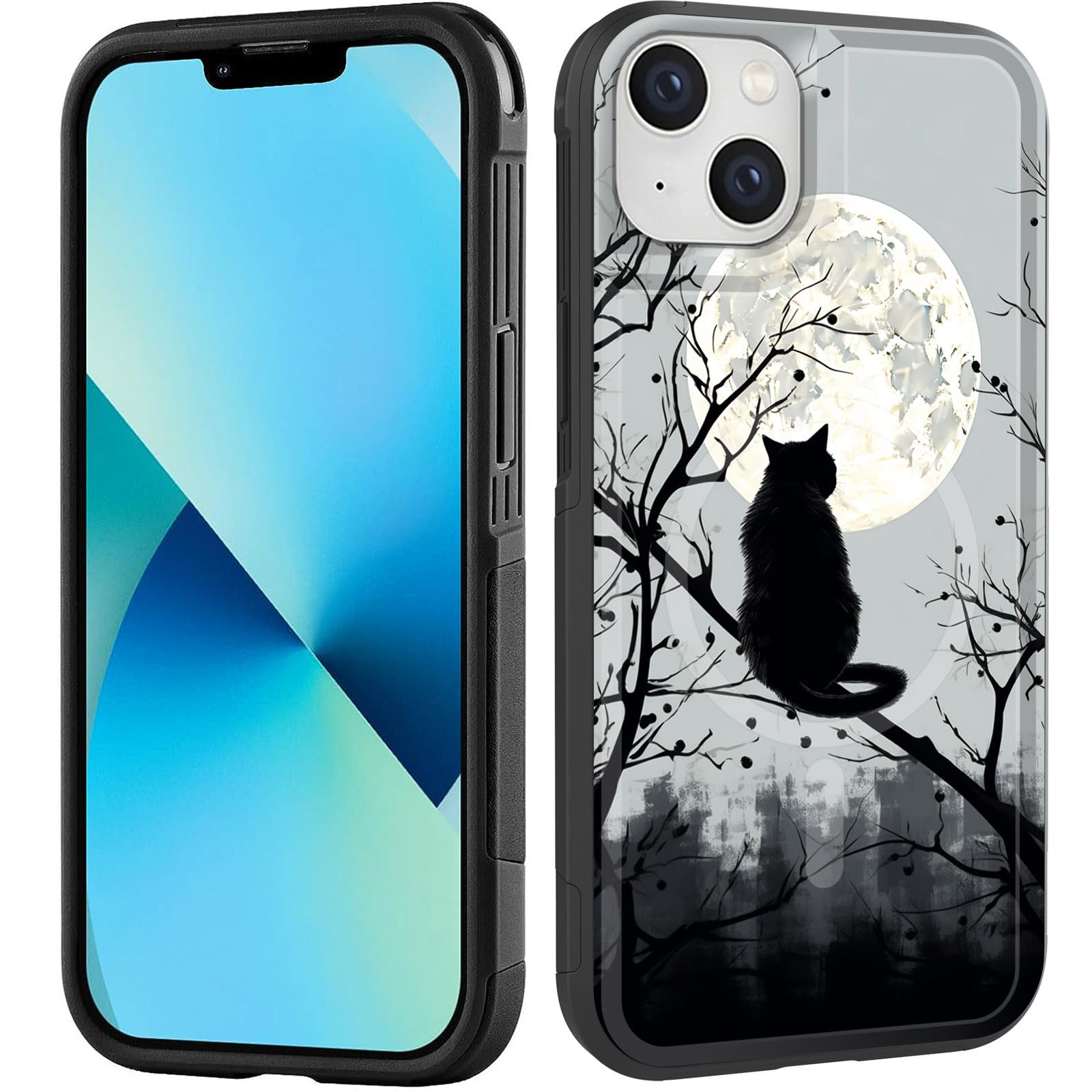 ZQLPLZR Magnetic for iPhone 15 Plus Case,[Compatible with MagSafe] [Military Grade Drop Protection] Heavy Duty Shockproof Phone Case for iPhone 15