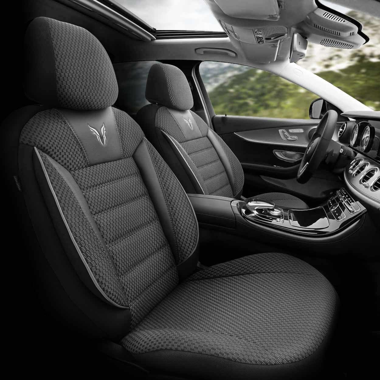 Generisch Housse de siège auto universelle, protège-siège confortable Noir XAPLOT76893-L1