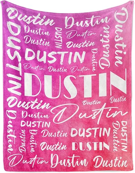 Name Blanket Personalized Name Blanket Customized Blanket with Name Text for Adult Kid Birthday Christmas Mothers Fathers Valentines Day Gift