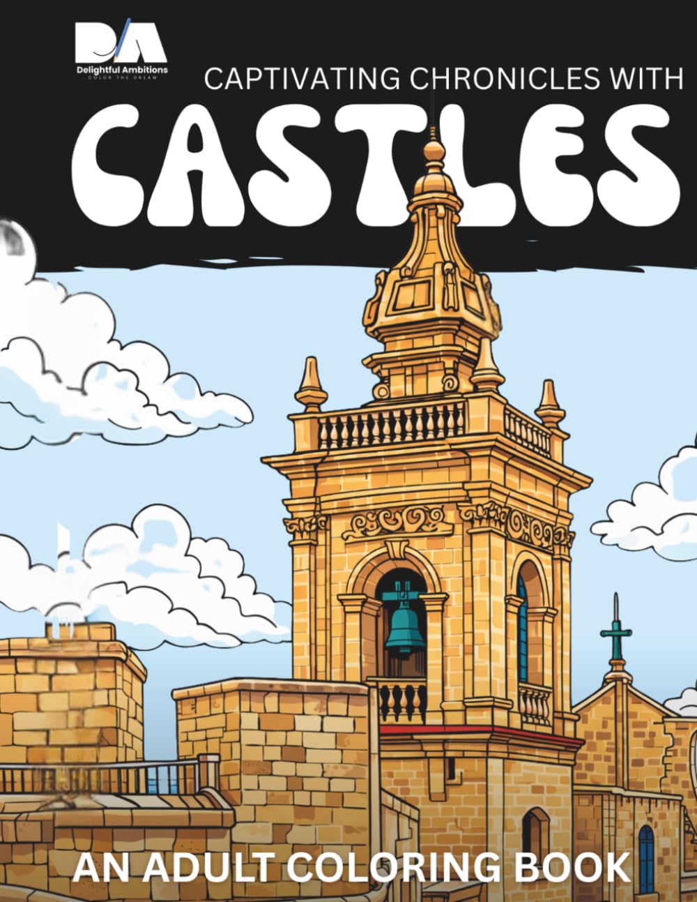 Captivating Chronicles With Castles: An Adult Coloring Book (Enchanted Spaces: Buildings and Nature Coloring Books)