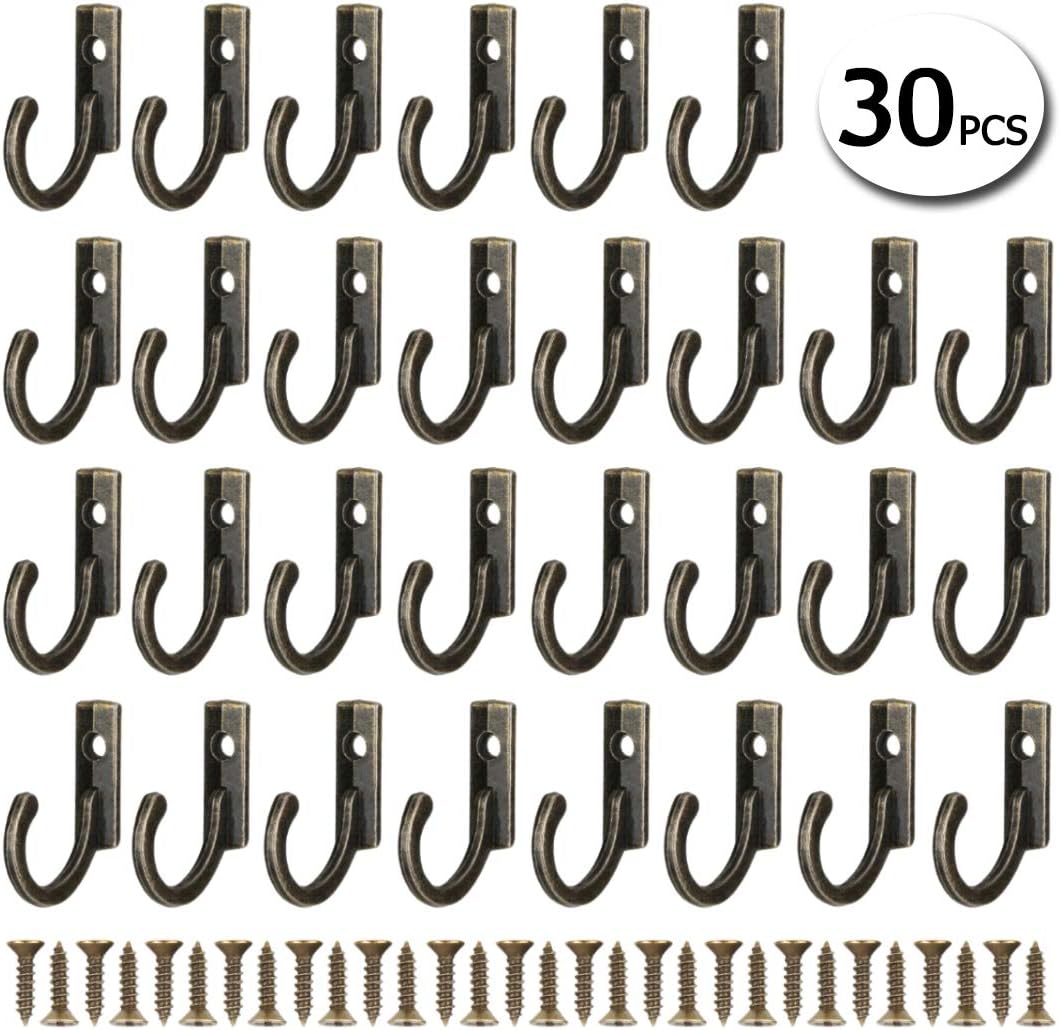 OUFINI Weihnachtsstrumpfhalter Set - 4 Kaminhaken Mit Weihnachtsmotiven Für Festliche Dekoration