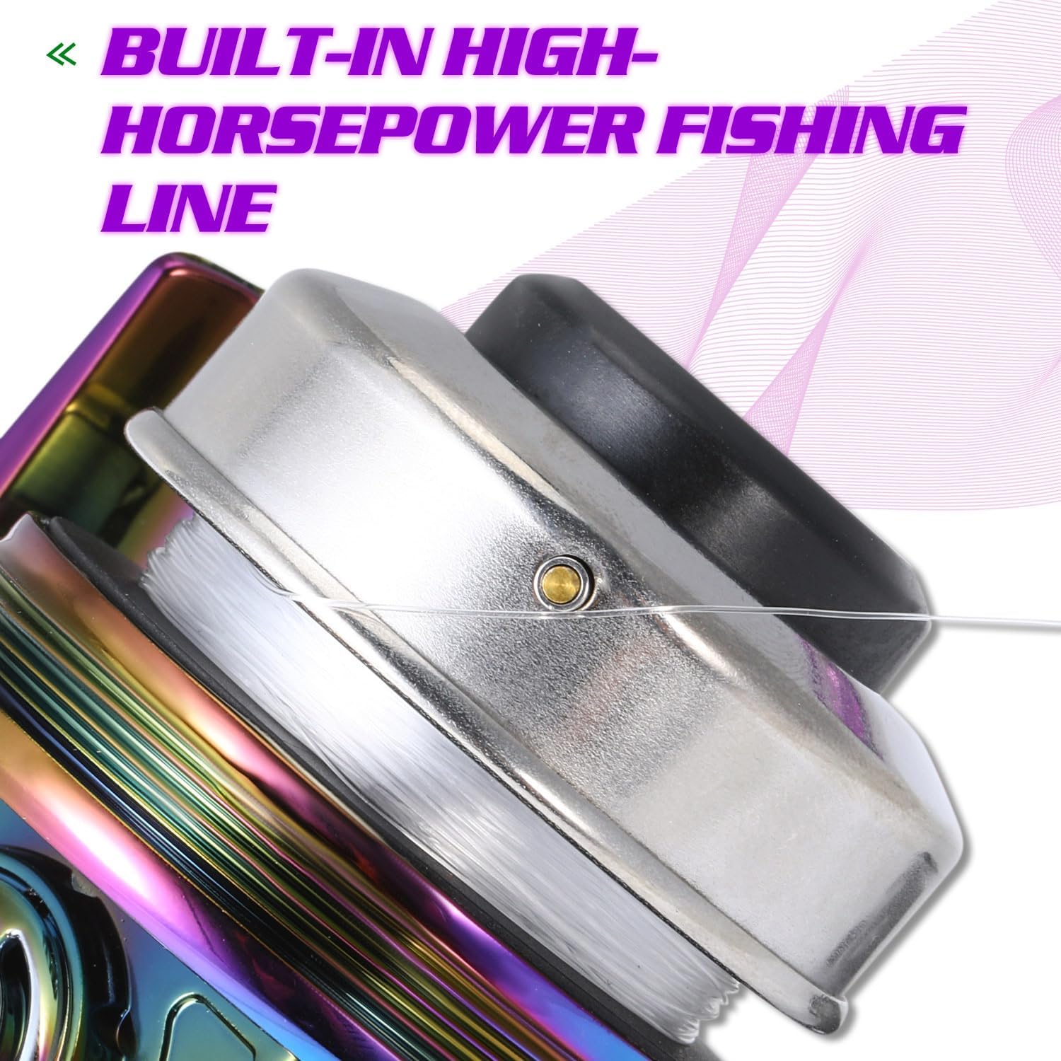 Sougayilang Fishing Reel Rod Combo, Two Pieces Colorful Poratble Light Weight Casting Rod with Spincast Fishing Reel for Freshwater
