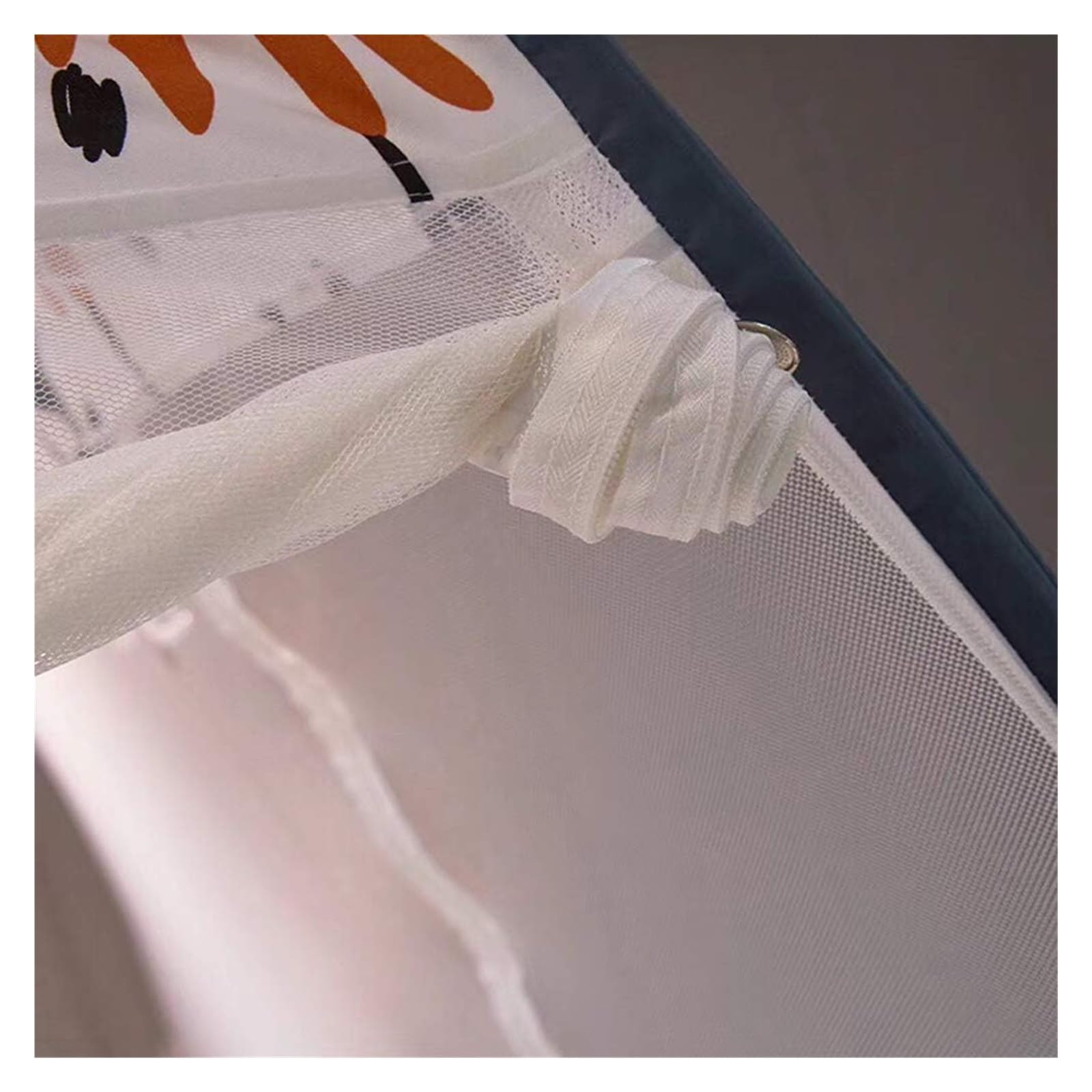 Mosquitera Plegable de Viaje, Mosquitera de Viaje Plegable(B,W 0.4" x L 70.9" (1 Panels))