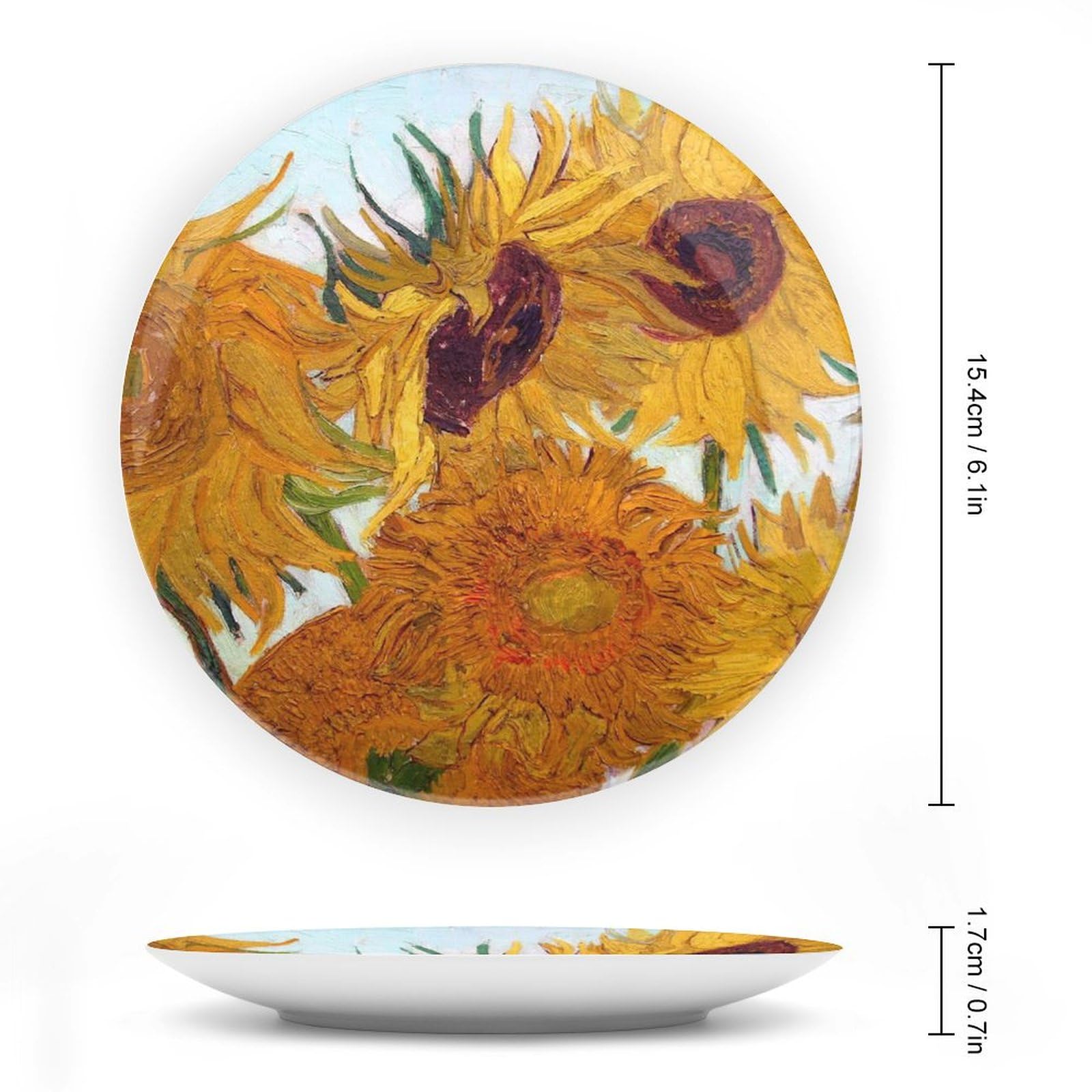 美品】特大絵皿飾り皿花鳥絵置物インテリア工芸品美術品A3078