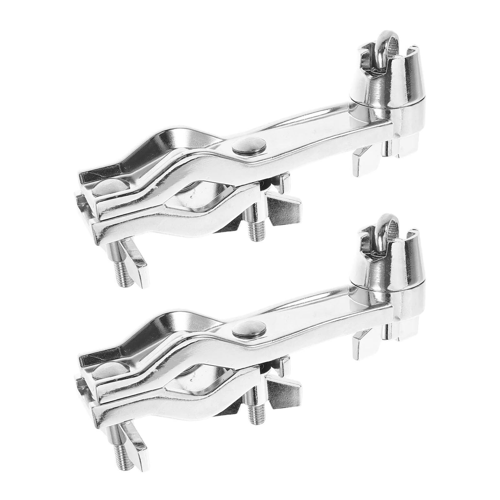 2 Stück Bass Drum Hoop Cowbell Halterung Beckenständer Rack