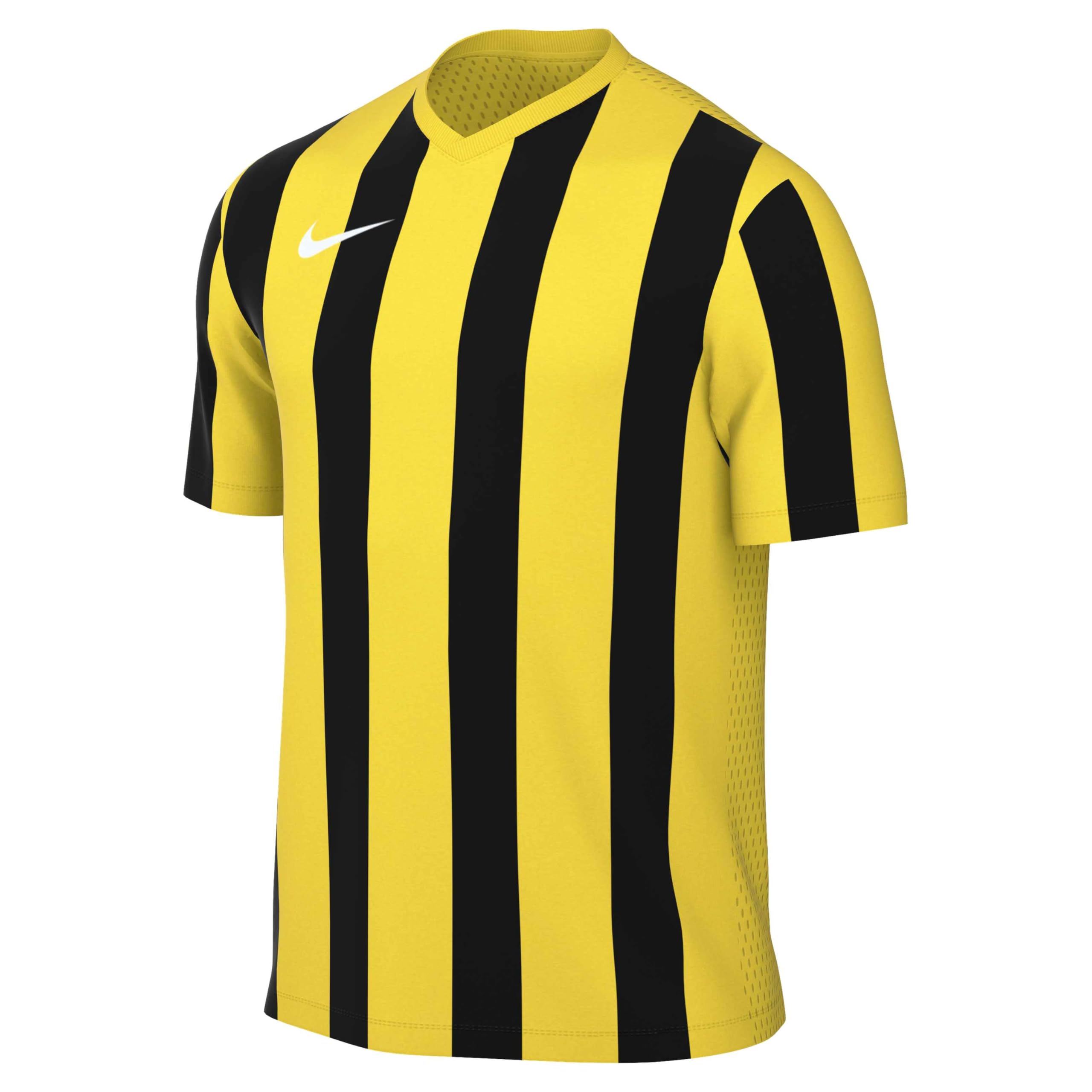 Nike Striped Division V Ss Shirt Yellow/Black
