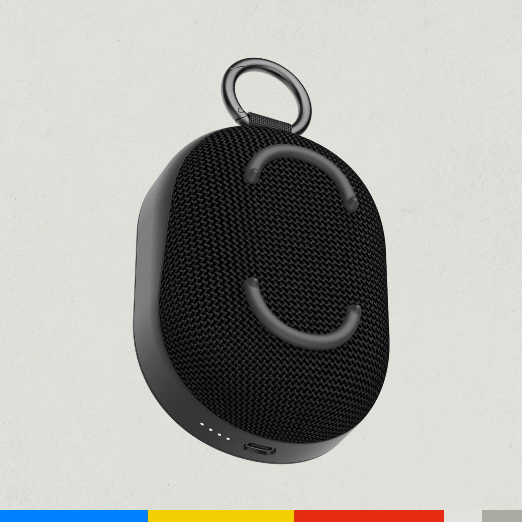 Skullcandy Kilo Wireless Enceinte Bluetooth Portable, Étanchéité IPX7, 24 Heures d’Autonomie, Stéréo True Wireless, Clips Intégrés pour se Déplacer et Utiliser en Extérieur - Black