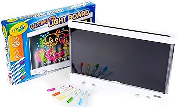 Crayola Ultimate Light Board - White, Kids Drawing Tablet, LED Drawing Board for Kids & Adults, Art Projector, Sketching Gift for Boys & Girls, Toys for Kids, 6+