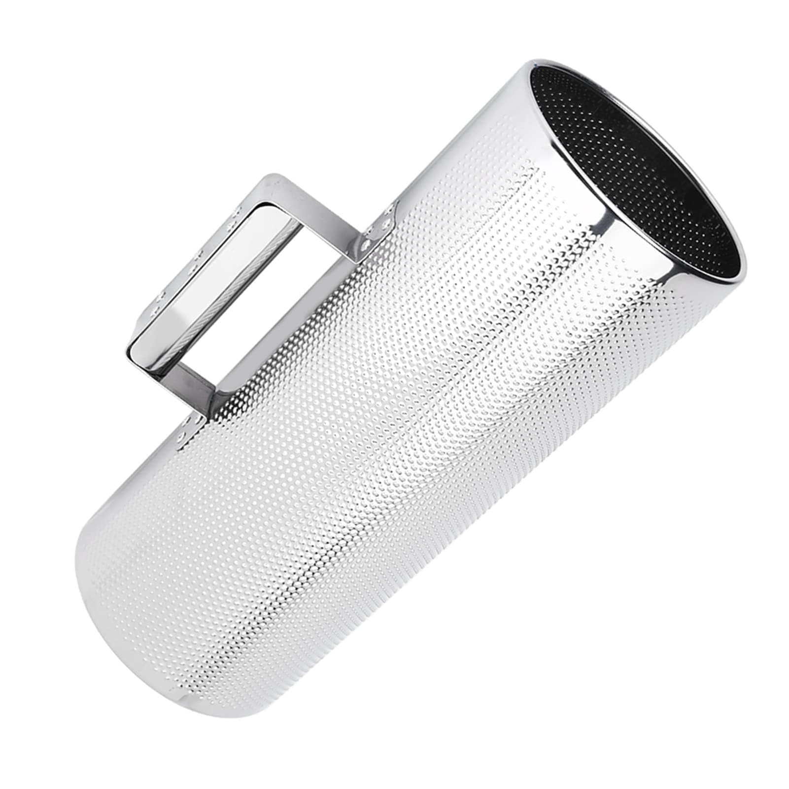 Instrumento de Percusi¨®n de Acero Inoxidable, Guiro de Metal de 5 * 12,8 Pulgadas con Raspador, Accesorios para Instrumentos Musicales