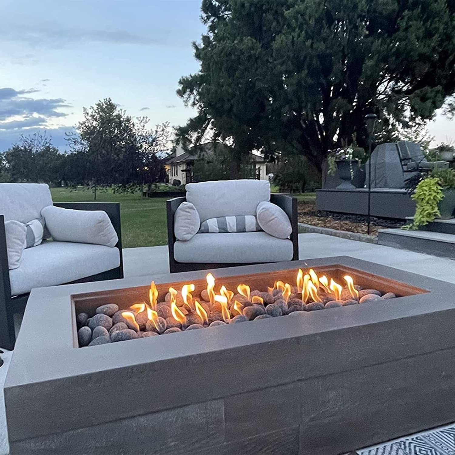 Black Lava Rock for Fire Pit,2"-3" Natural Lava Stones for Gas Fire Pit and Fireplace(15-Pound) - Image 7