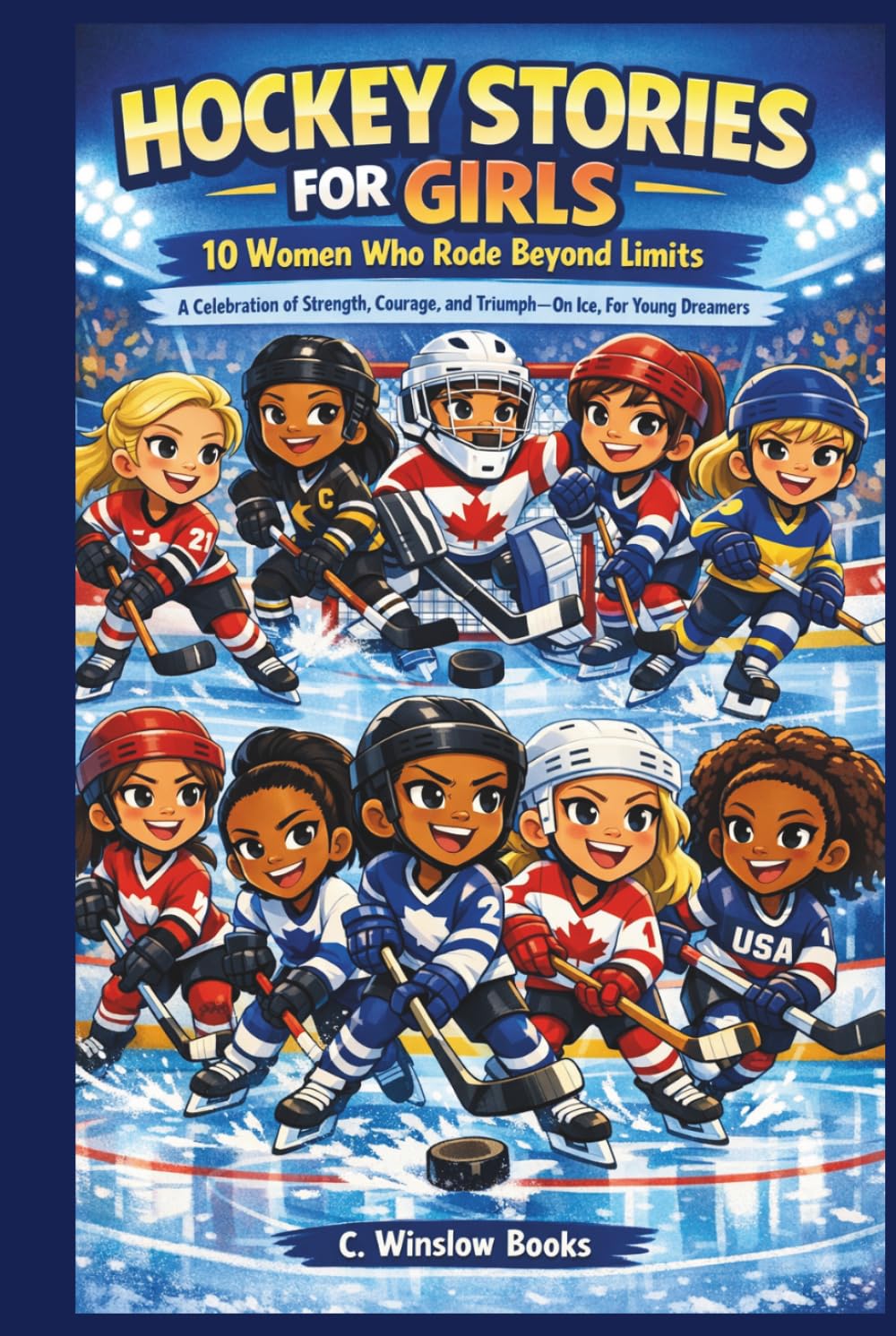 HOCKEY STORIES FOR GIRLS: 10 Women Who Rode Beyond Limits: A Celebration of Strength, Courage, and Triumph—On Ice, For Young Dreamers (FOR GIRLS CHILD)