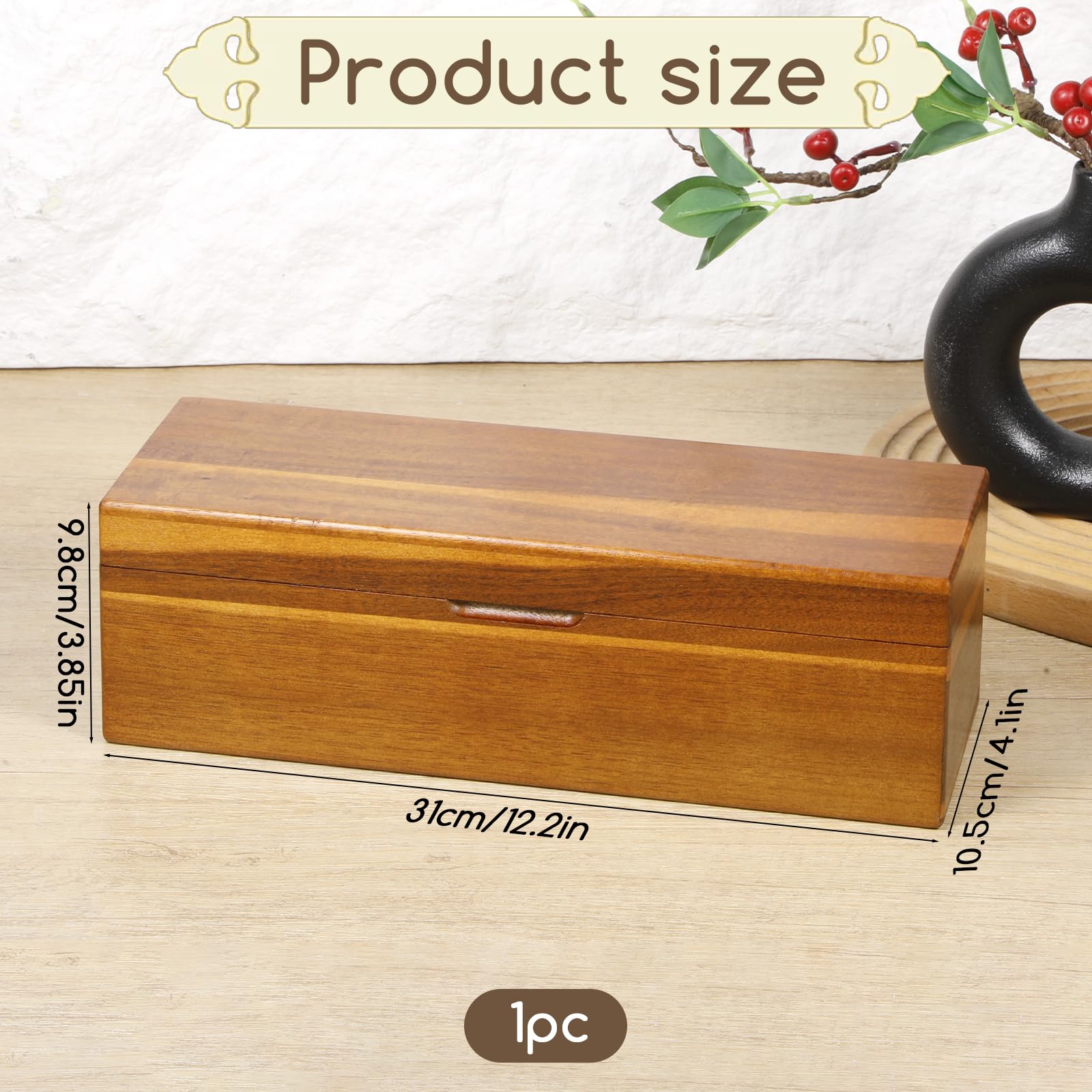 Organisateurs de sachets de thé en bois d'acacia - Boîtes de rangement pour sachets de thé, sachets de thé, boîtes de rangement pour sachets de thé, boîtes à thé, boîtes à thé, boîtes de rangement de