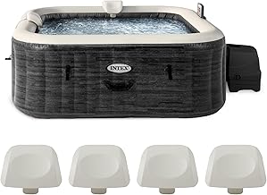 Intex Inflatable Hot Tub with Headrests