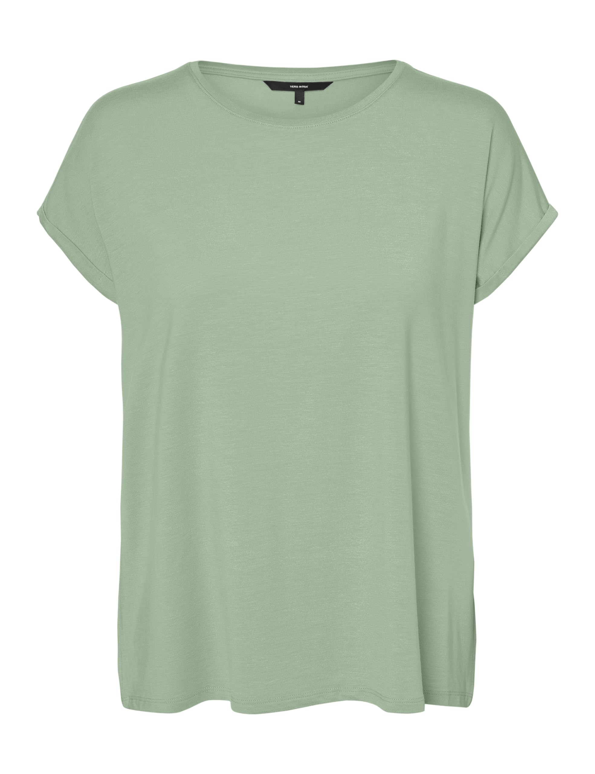 VERO Moda Damen Vmava Plain Ss Top Gajrs Noos T-Shirt