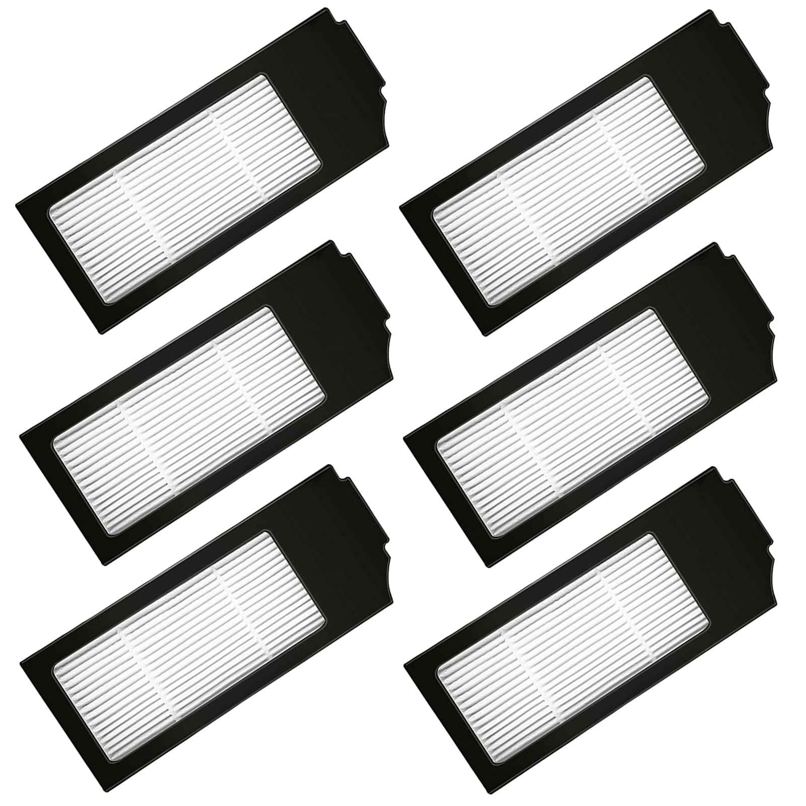 Chuancheng 6Pcs Hepa Filters for Ecovacs Deebot X1 Serise Turbo/Omni Vacuum Cleaner Accessories