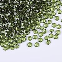 Vista 22 de 1000 piezas de gemas acrílicas de plástico, diamantes acrílicos falsos, cuentas de relleno de jarrón, cristales de diamantes sintéticos, joyas