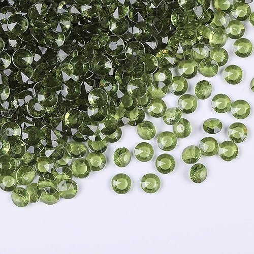 Miniatura 22 de 1000 piezas de gemas acrílicas de plástico, diamantes acrílicos falsos, cuentas de relleno de jarrón, cristales de diamantes sintéticos, joyas