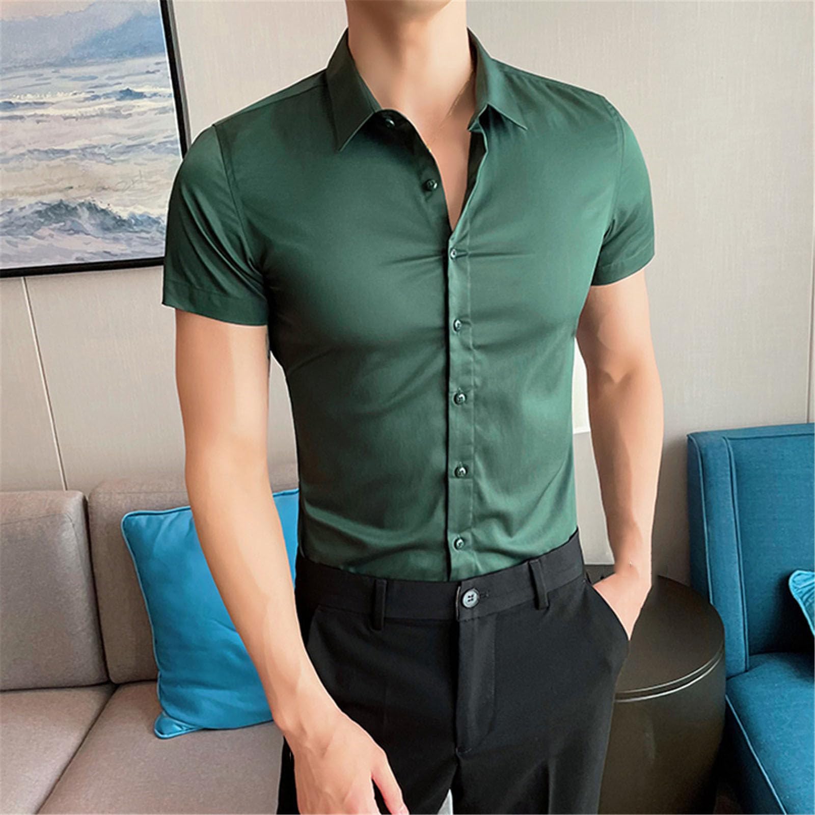 Chemises à manches courtes pour homme