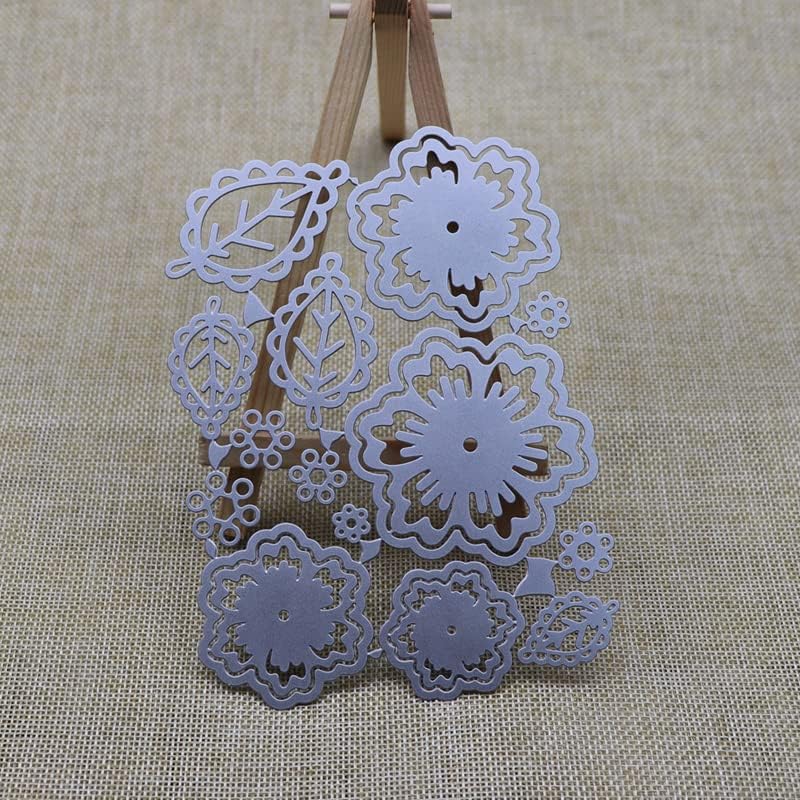 Miniatura 8 de AHOMASH Troqueles de corte de metal, troqueles de flores para álbumes de recortes, álbumes de fotos, troqueles decorativos para manualidades,