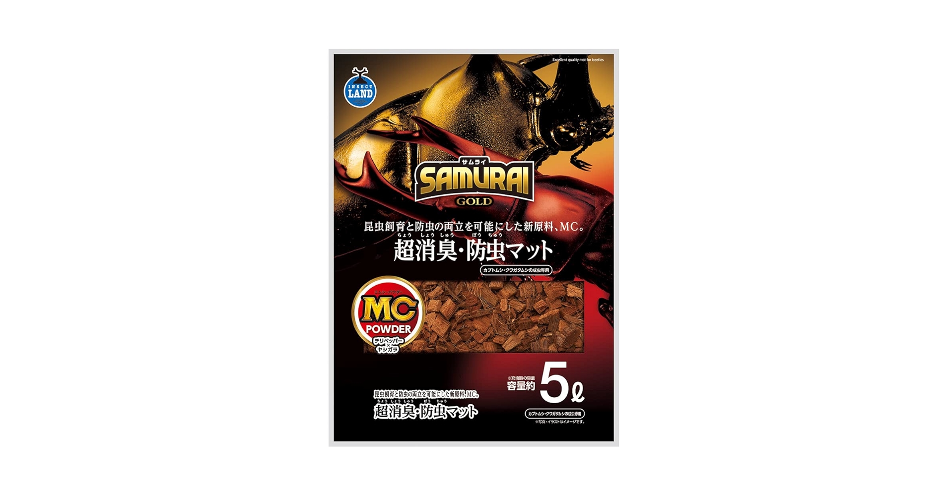Amazon | インセクトランド SAMURAI GOLD 超防臭・防虫マット5L