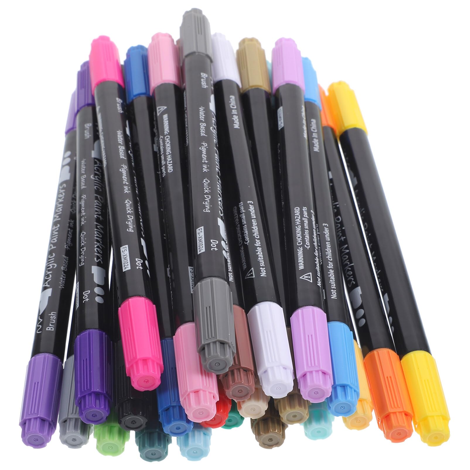 MAGICLULU 1 Juego Bolígrafos Para Colorear Marcador De Pintura Acrílica Álbum De Recortes Bolígrafos De Marcadores Acrílicos Para Pintura Rupestre Pincel Acrílico El Plastico Súper Bien
