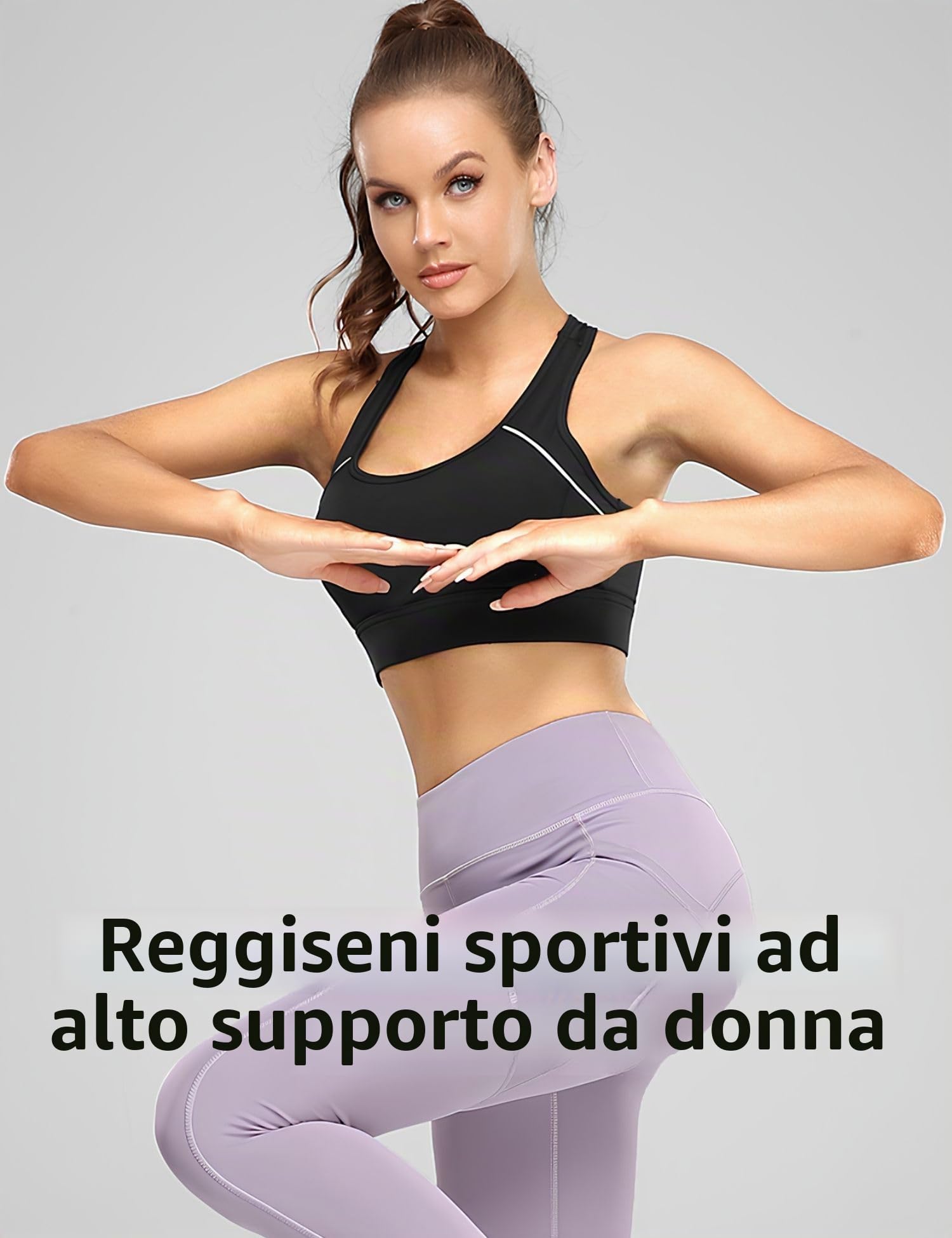 Paeceioni Reggiseni sportivi da donna ad alto supporto, reggiseni sportivi da donna, comodi per dormire tutti i giorni, comodi reggiseni da donna