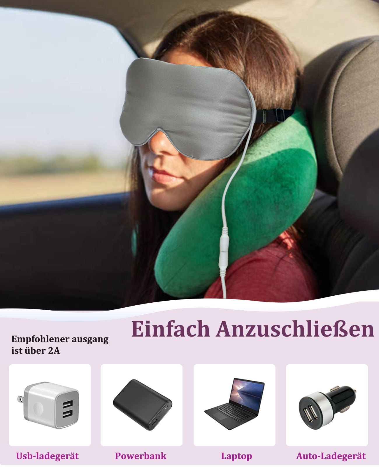 Maschera per gli occhi in seta riscaldata - Comprime calde per occhi gonfi, occhi secchi, blefarite, affaticamento, stili e MGD (grigio)