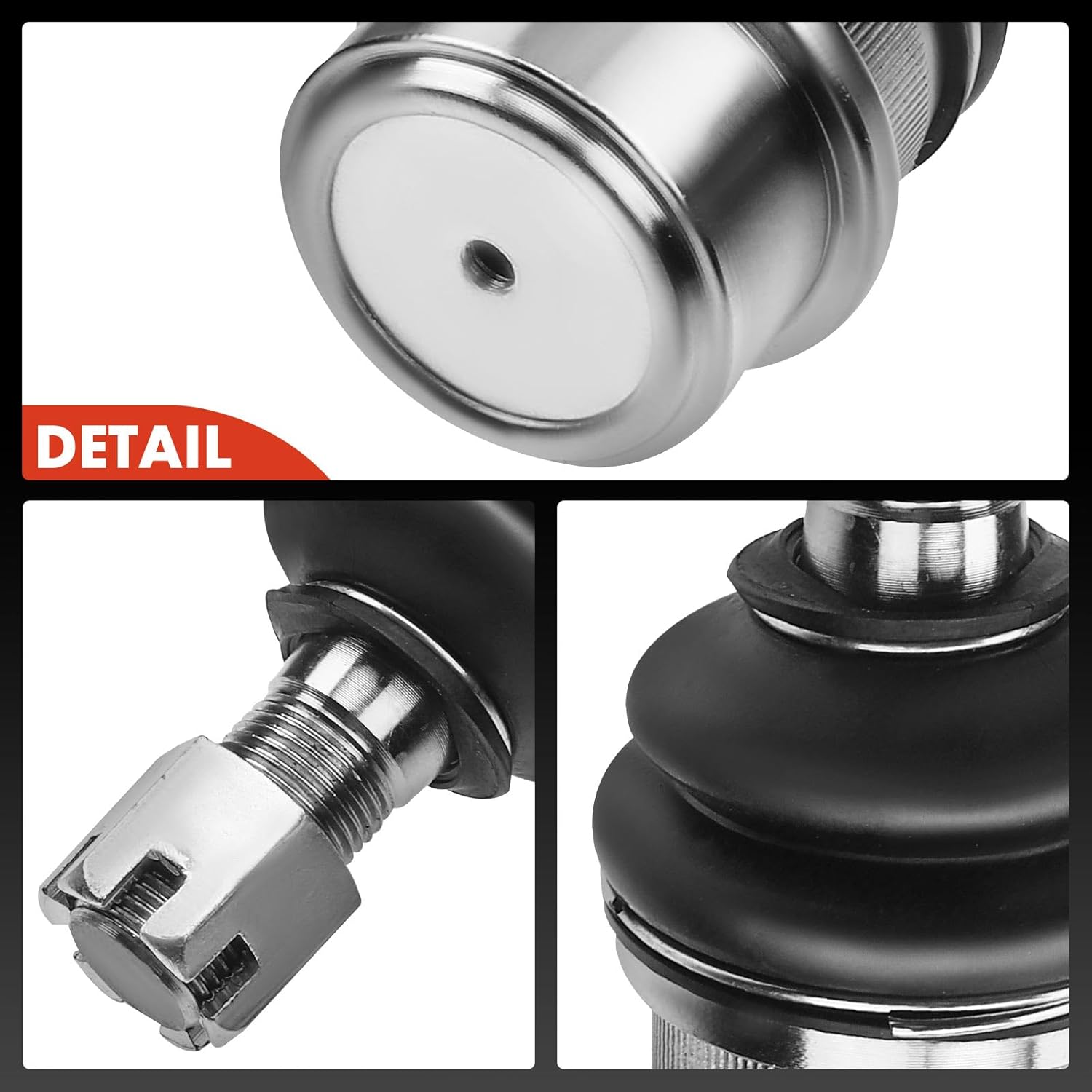 A-Premium Set of 4, Front Upper and Lower Ball Joints Kit, Compatible with Dodge Ram 1500 2000-2001, 4WD Only