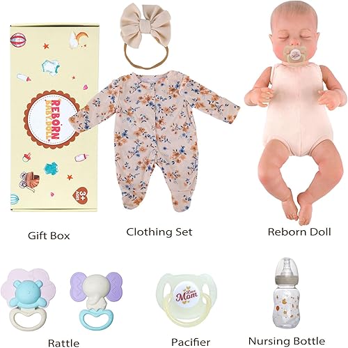 Miniatura 6 de BABESIDE Muñecas realistas de bebé recién nacidas, 20 pulgadas, cuerpo suave, realista, muñecas de bebé recién nacidas, muñecas de la vida real con