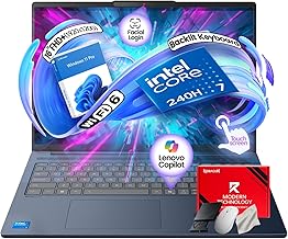 Lenovo IdeaPad Copilot+ Business Laptop – 16 pulgadas FHD+ pantalla táctil – Intel 10-Core 7 240H (Beat Ultra 7 255U) – Cámara facial IR de inicio de sesión – KB retroiluminada – Win 11 Pro – Paquete