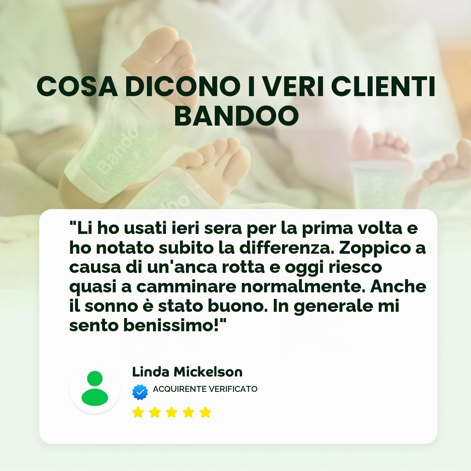 Bandoo Detox Foot Pads | Natural Deep Cleansing Foot Pads | Cerotti giapponesi | Rana Pads | 10 pastiglie