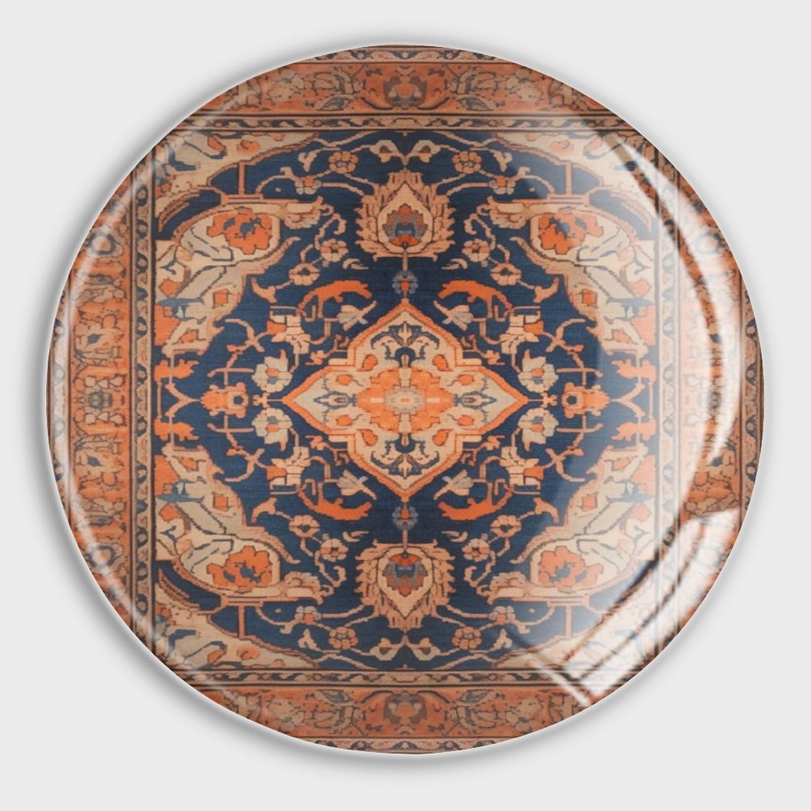 Chinoiserie - Imanes de vidrio para refrigerador, imanes persas tradicionales, imanes de pizarra japonesa, imanes abstractos para taquilla, pizarra, escuela, oficina, cocina, 4 unidades