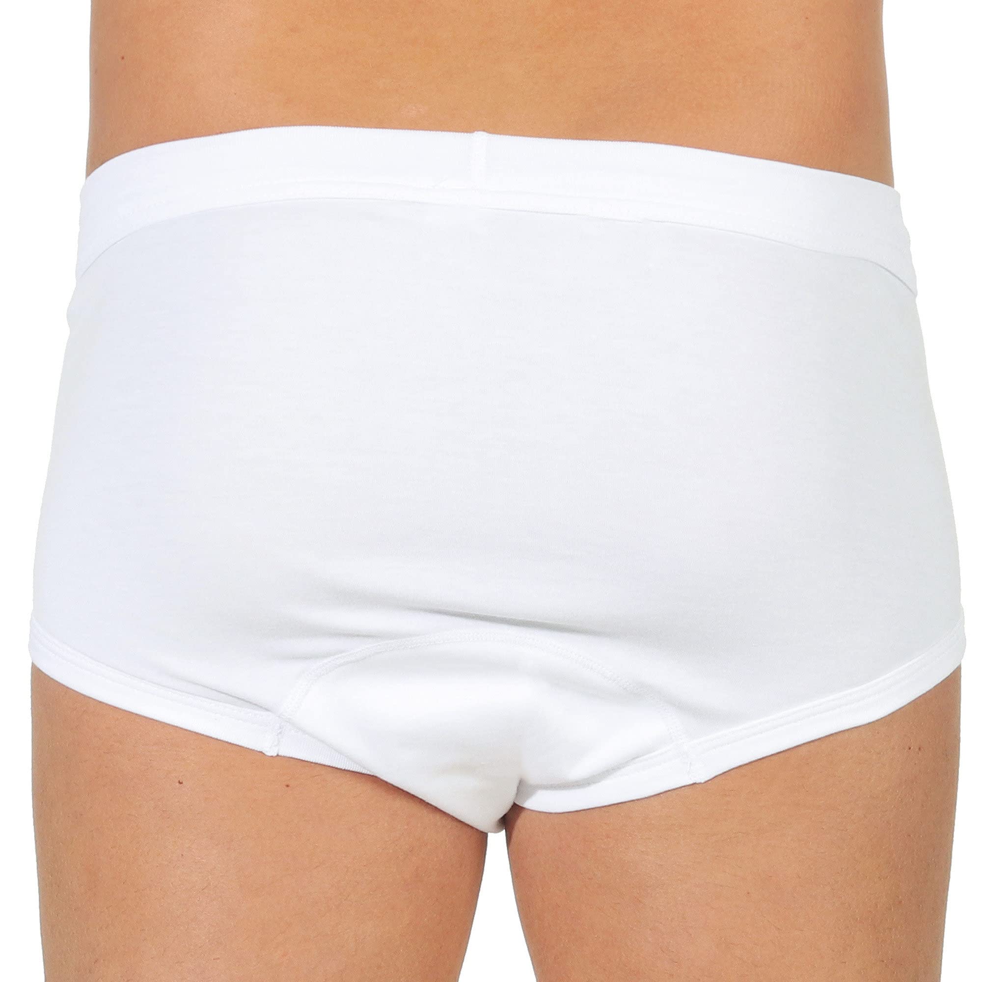 Mediset Herren Hygiene-Slip 2er-Pack weiß Größe 6