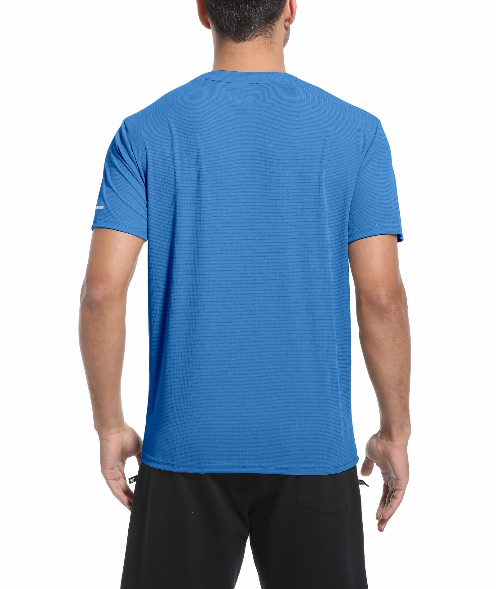 Herren 5er-Pack UPF 50+ Sonnenschutz T-Shirt, Leicht Schnelltrocknend Sport Funktionsshirt