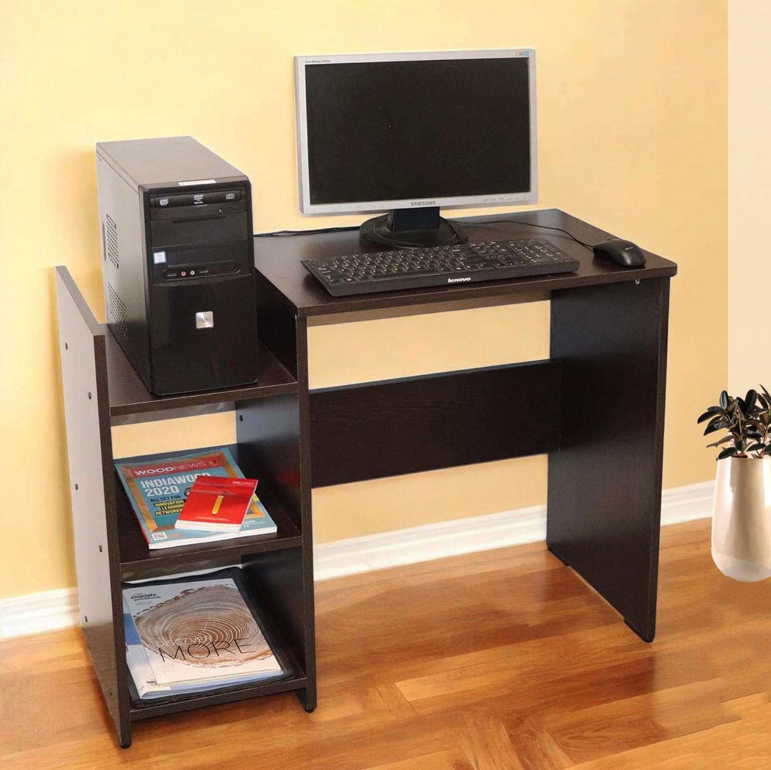 Spacecrafts® Wooden Desktop Computer Table Study Office Laptop Desk (Wenge)- FW-550 (B08Y5XJ8M5) Amazon Price History, Amazon Price Tracker