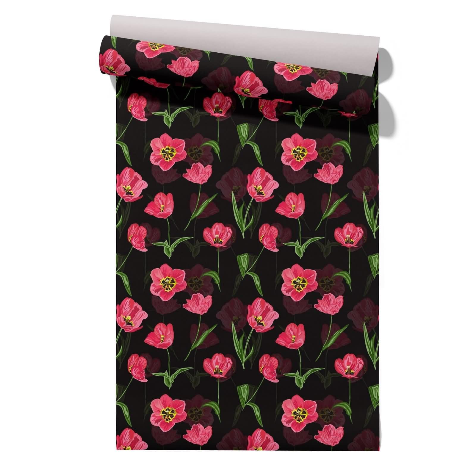 Cevan Style 15 Bedroom Wallpaper Stick On Drawer Liner Non Slip Flower Elegant Art Peel And Mural Uk Adhesive Roll Red Peel Stick Wallpaper For Kitchen Cabinets 45X200cm