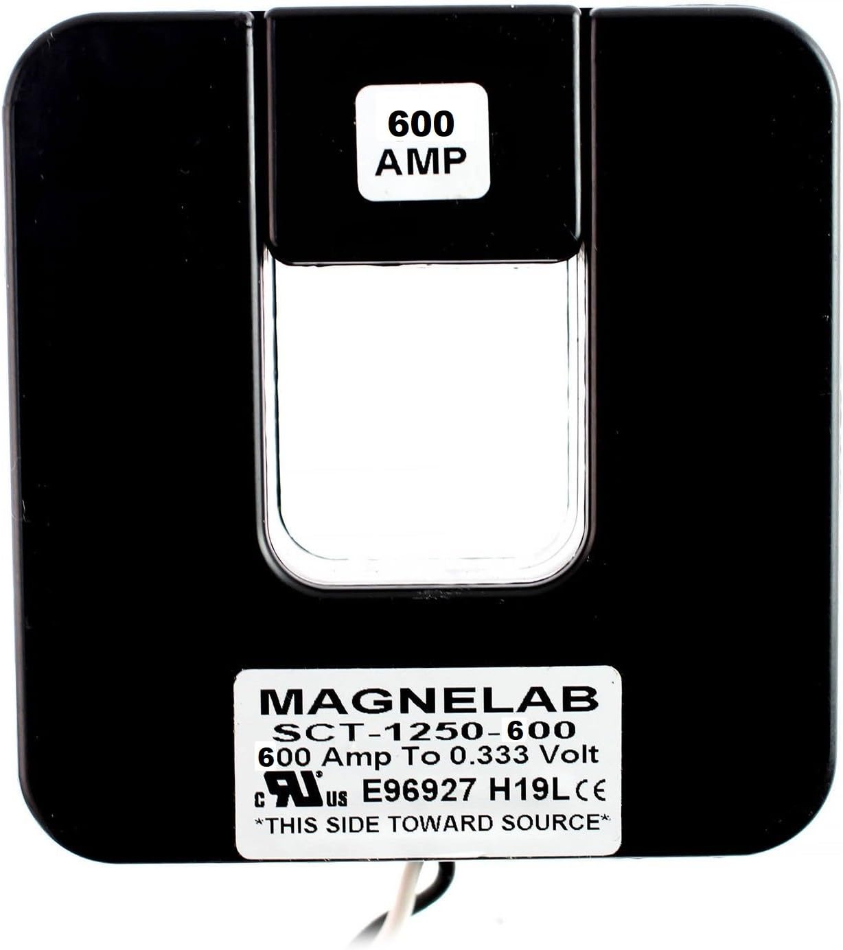 Magnelab SCT-1250-600 Split Core Current Transformer (CT) 1.25" ID 0.333V Secondary (Output) 600 Amp Primary (Input)