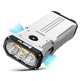 X1 Rechargeable Flashlight 12000 Lumens, Super Bright Tactical Flashlights, Fast Charging 7 Light Modes Programmable, IP55 Waterproof High Powered Flashlights for Emergency, Rescue, Inspection
